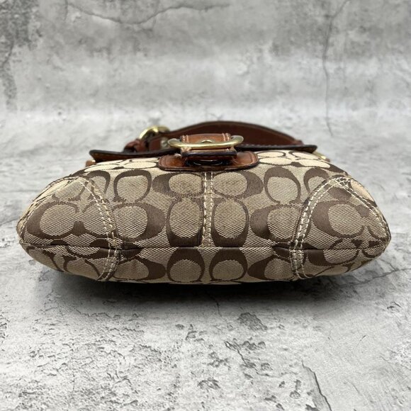 COACH SOHO Flap Legacy Signature Hand Bag - Picture 6 of 16